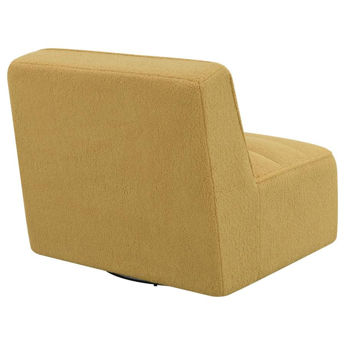 Cobie Upholstered Swivel Armless Chair