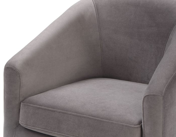 Arlo Upholstered Swivel Barrel Chair