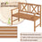 2-Person Wood Outdoor Bench with Cozy Armrest and Backrest