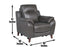 Trento Dual-Power Leather Reclining Chair