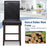 25 Inch Counter Height Set of 2 Bar Stools