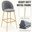 29 Inches Bar Stools Set of 2 with Padded Seats