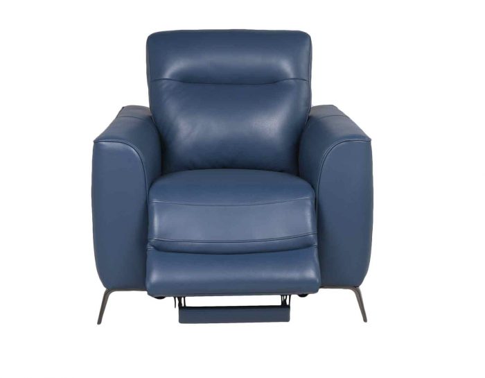 Sansa Dual-Power Leather Recliner