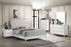 Kendall Tufted Upholstered Panel Bed White