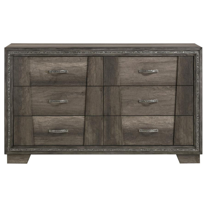 Janine 5-piece Bedroom Set Grey