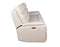 Duval Leather Dual-Power Reclining Sofa, Ivory