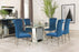 Marilyn 5-Piece Rectangle Pedestal Dining Room Set