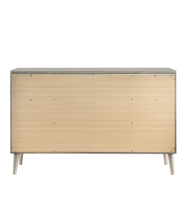 Ramon 6-drawer Dresser Metallic Sterling