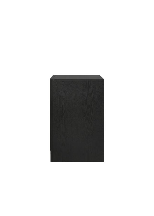 Miranda 2-drawer Nightstand Tray Black