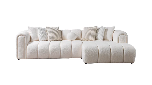 Lis Ivory Boucle RAF Sectional