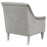 Avonlea Sloped Arm Tufted Chair Grey