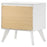 Janelle 2-drawer Nightstand White