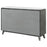 Nathan 6-drawer Dresser White Marble and Grey