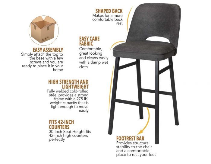 Sarah 30″ Bar Stool