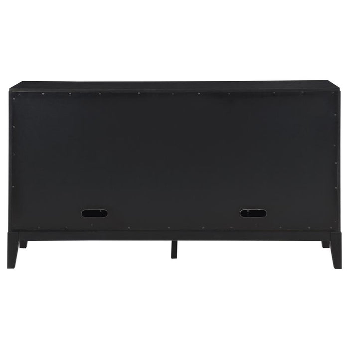 Brookmead 2-Drawer Sideboard Buffet With Storage Cabinet Black