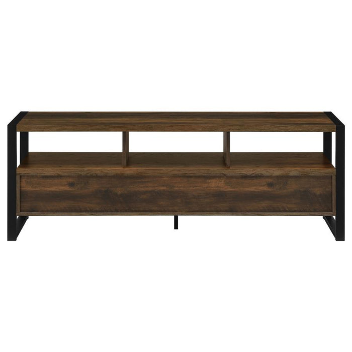 James 3-drawer Composite Wood 60" TV Stand Dark Pine