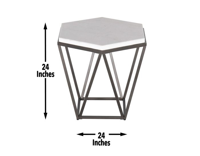 Corvus Marble Top Set (Cocktail & End Table)