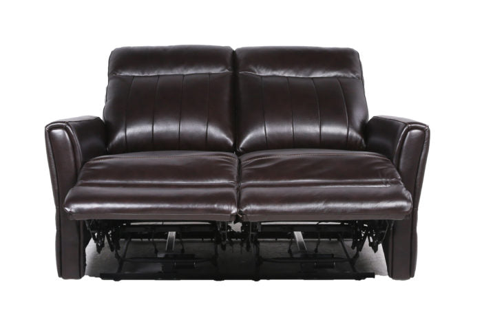 Coachella Dual Power Reclining Loveseat, Brown