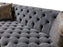 Neva Gray Velvet Double Chaise Sectional