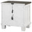 Lilith 2-drawer Nightstand Distressed Grey and White