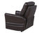 Coachella Dual-Power Leather Recliner, Brown