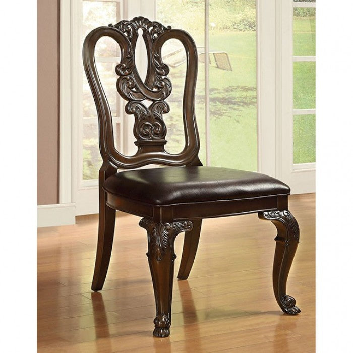 BELLAGIO WOODEN SIDE CHAIR (2/BOX)