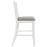 Hollis X-Back Counter Height Dining Chairs White and Grey (Set of 2)