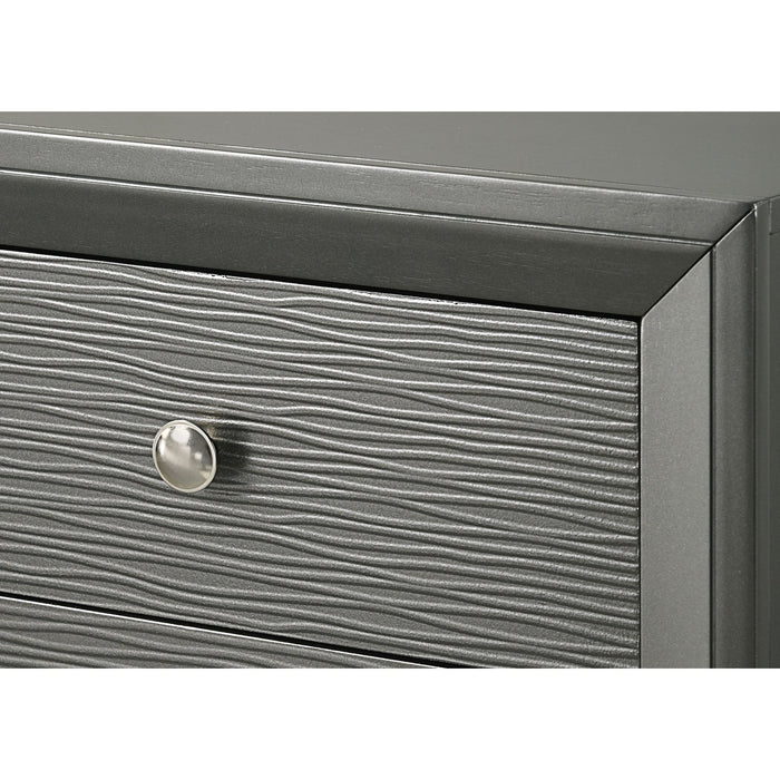 DENKER GUNMETAL BEDROOM GROUP