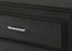 Amalia 5 Drawer Black Chest