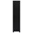 Jupiter 3-shelf Media Tower Bookcase with Storage Cabinet Black