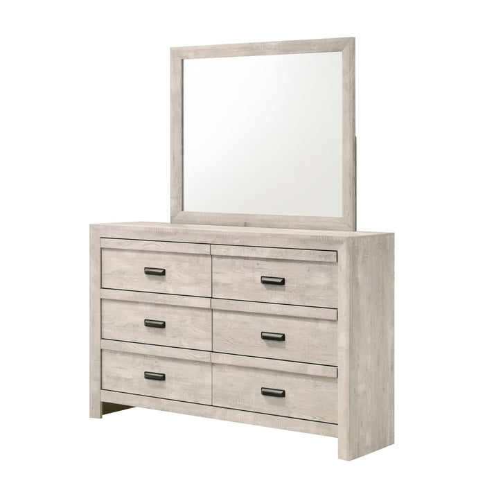 Valor Rustic 6-Drawer Dresser