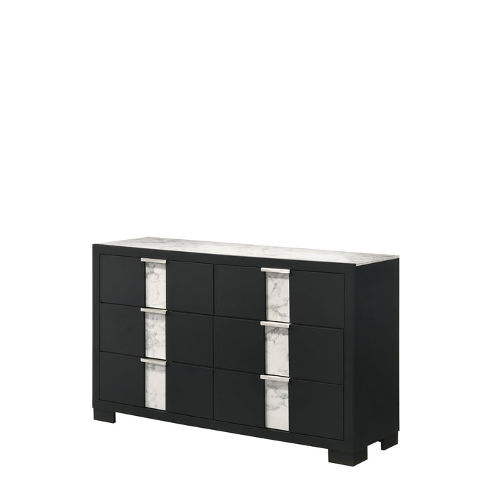 Rangley Contemporary 6-Drawer Dresser