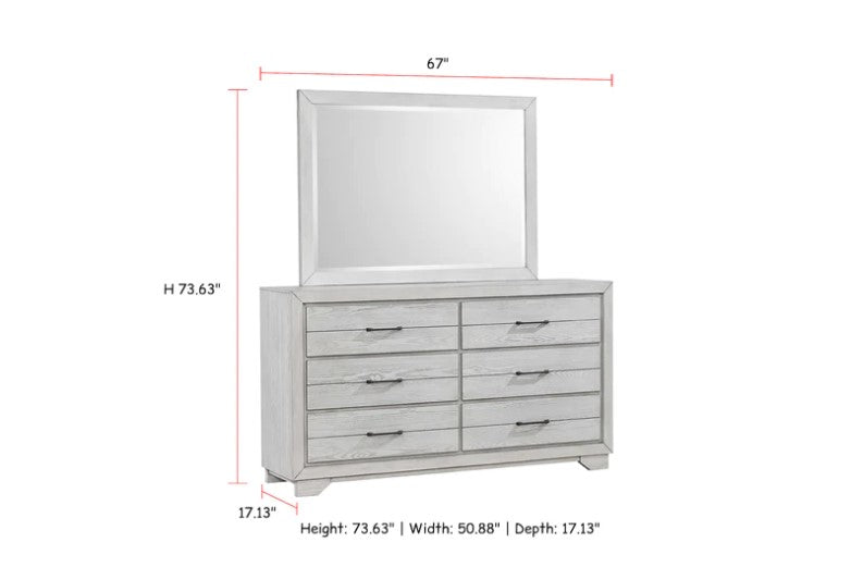 White Sands Chalk Dresser