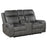 Raelynn 2-Piece Upholstered Motion Reclining Sofa Set Grey