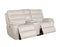 Duval Dual Power Reclining Console Loveseat, Ivory