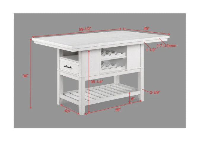 WENDY COUNTER HEIGHT SET 6 PC