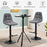 Height Adjustable Modern 360 Degrees Swivel Barstools with Footrest