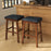 Set of 2 24/30 Inch Dining Bar Stool with Rubber Wood