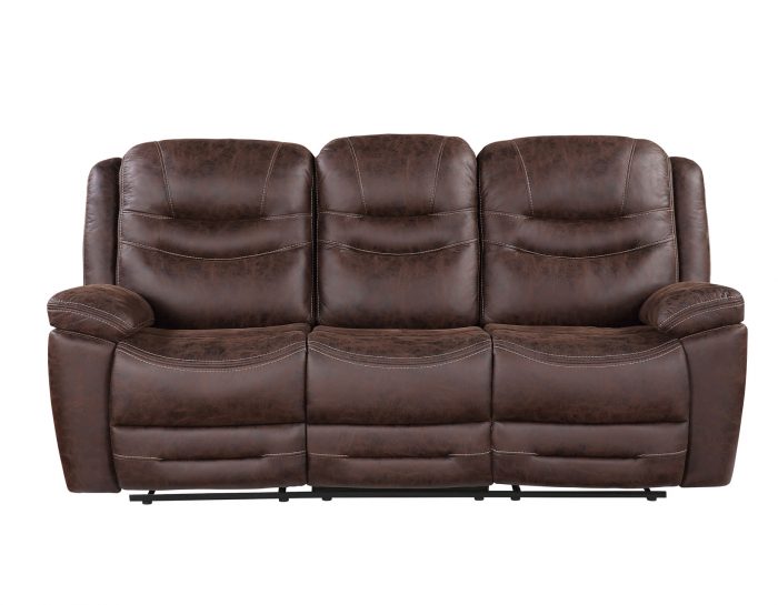 Stetson Manual Reclining Sofa w/Dropdown Table