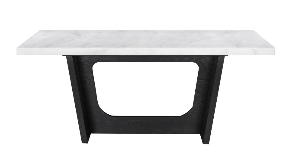 Sherry 7-Piece Rectangular Marble Top Dining Set