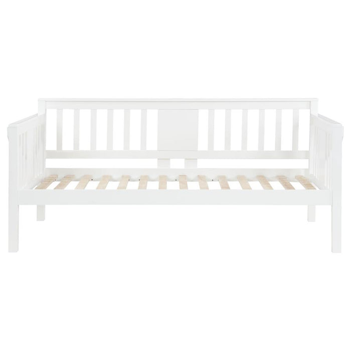 Bethany Wood Twin Daybed With Drop-Down Tables White