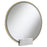 Jocelyn Round Table Top LED Vanity Mirror White Marble