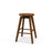 2 Set of 24.5 Inch Counter Height Bar Stool with Rubber Wood Frame