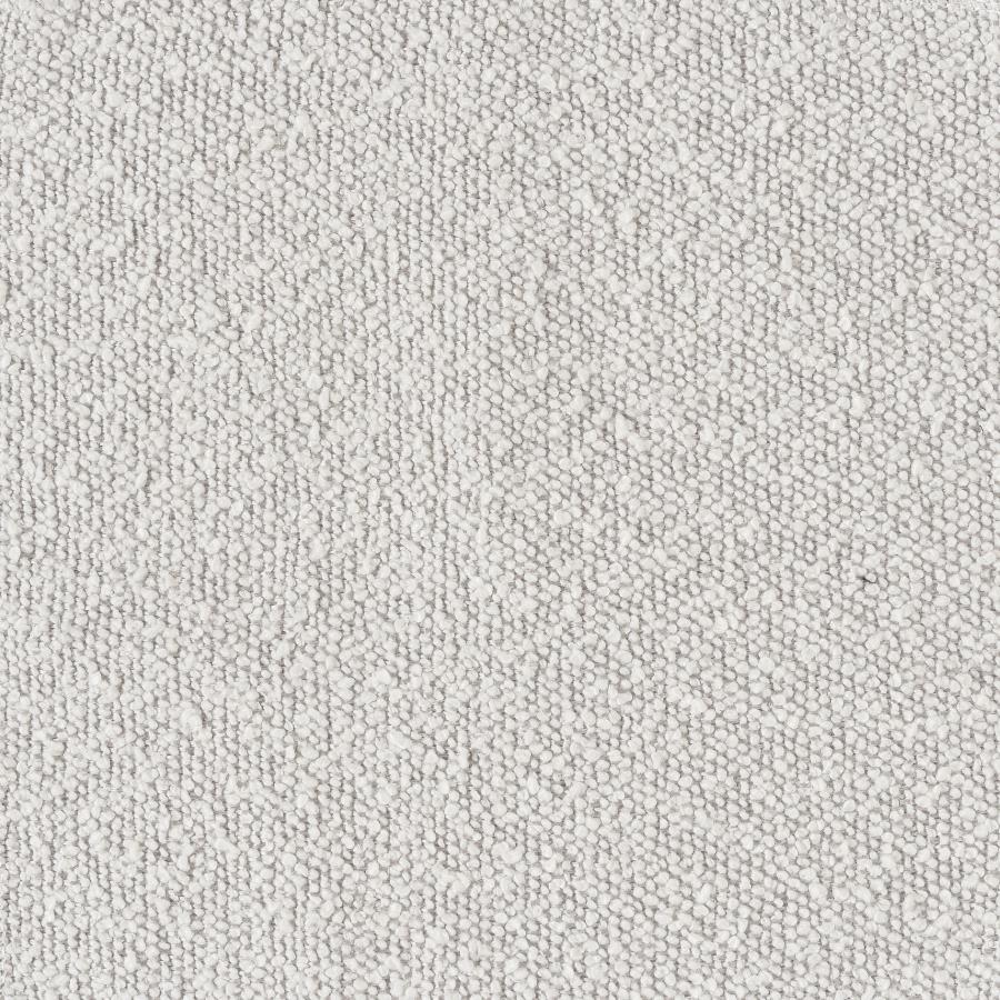 Serreta Boucle Upholstered Armless Accent Chair With Clear Acrylic Frame