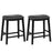 26 Inch Counter Height Bar Stool Set of 2 with Upholstered Seat