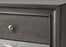 Regata 6 Drawer Gray/Silver Chest