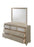 Lila Champagne Bedroom Dresser Mirror