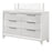 Cressedia 6-Drawer Dresser with Metal Drawer Pulls