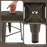 30 Inch Bar Stools Set of 4 with Square Seat and Handling Hole