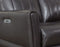 Coachella Leather Dual-Power Reclining Sofa – Brown